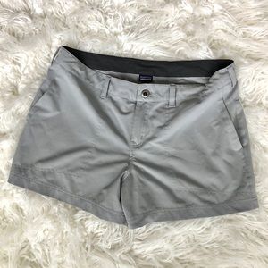 Patagonia worn wear happy hike gray shorts 10